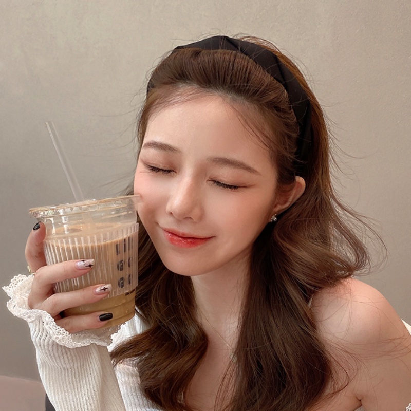 Băng Đô Cài Tóc Bản Rộng Chống Trượt Phong Cách Vintage Thời Trang Cho Nữ