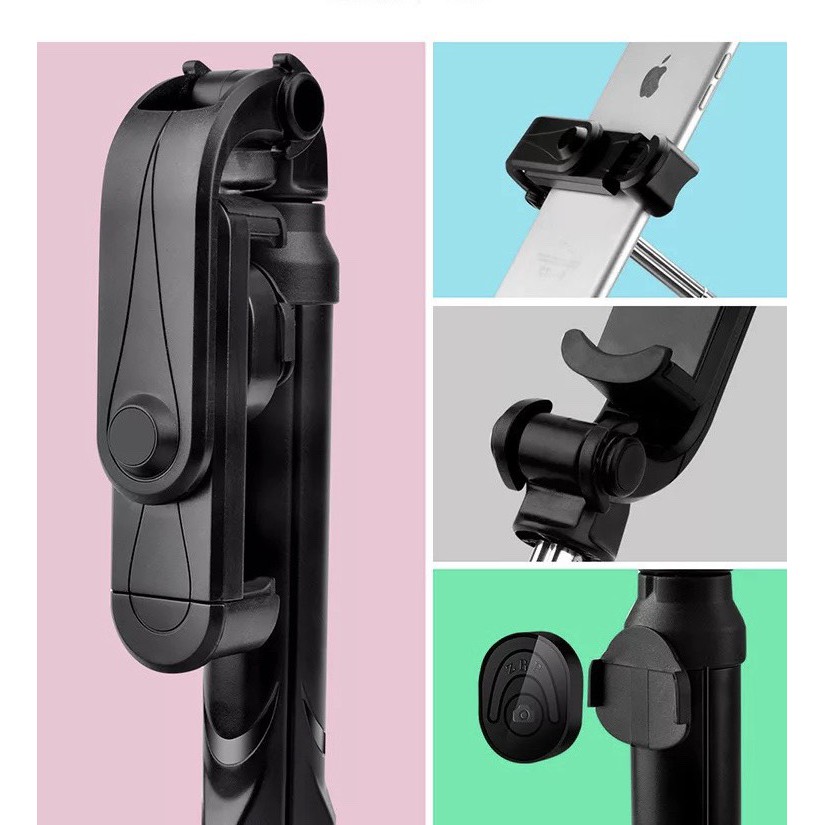 gậy sefie XT09 - XT10 kèm tripod xoay 360 và kèm chân đế | BigBuy360 - bigbuy360.vn