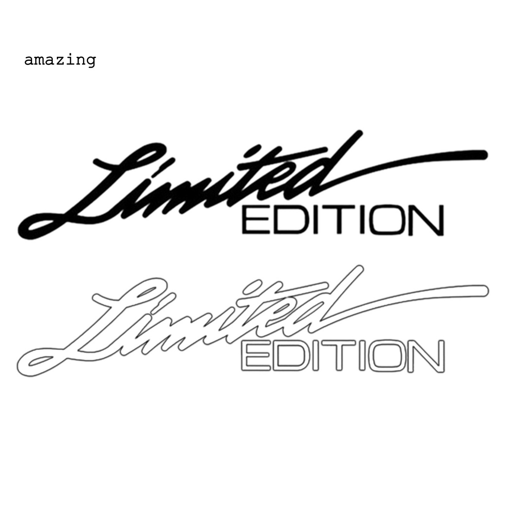 [AM] Đề Can Dán Trang Trí Xe Hơi Thân Thiện Với Môi Trường In Chữ Limited Edition