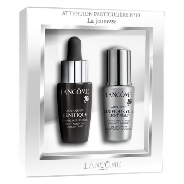 Lancôme - Set 2 món Dưỡng da cao cấp Serum Genifique 7ml + Dưỡng mắt Genifique Yeux Light Pearl 5ml