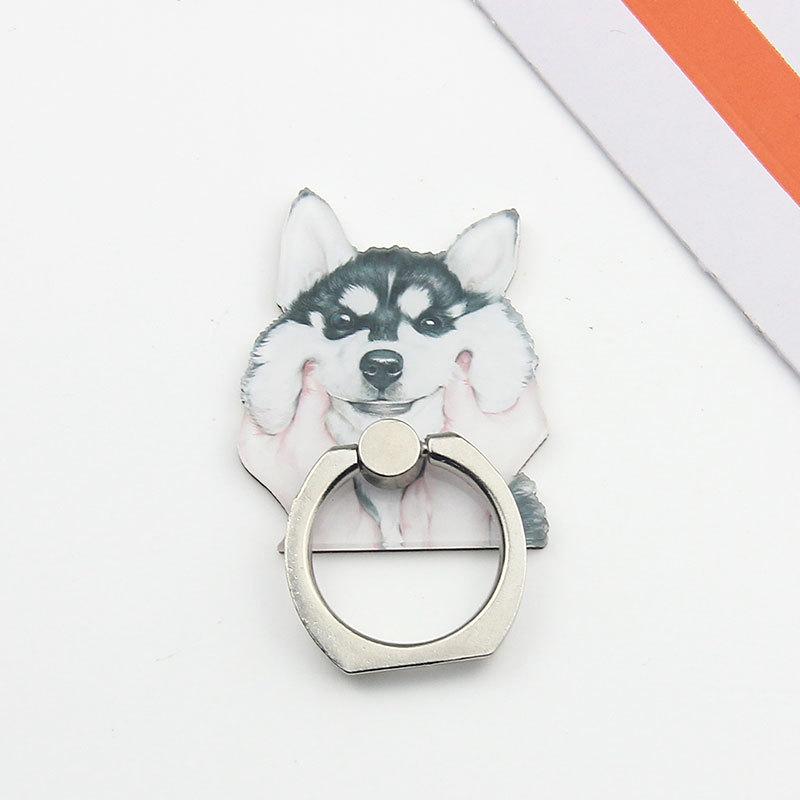 New Cartoon Dogs and Cute Cats Animal Lovers Husky Shiba Mobile Phone Ring Bracket Desktop Phone Holder Dây điện thoại di động | BigBuy360 - bigbuy360.vn