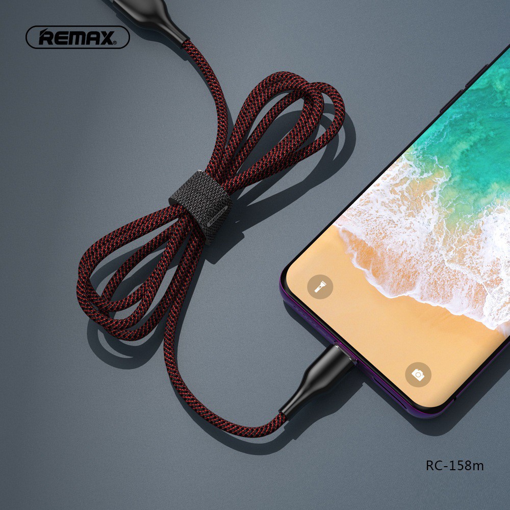 Cáp Sạc Nhanh MICRO USB Remax RC-158M Đầu Nam Châm Hít Dài 1M Cho Android - BH 1 Năm
