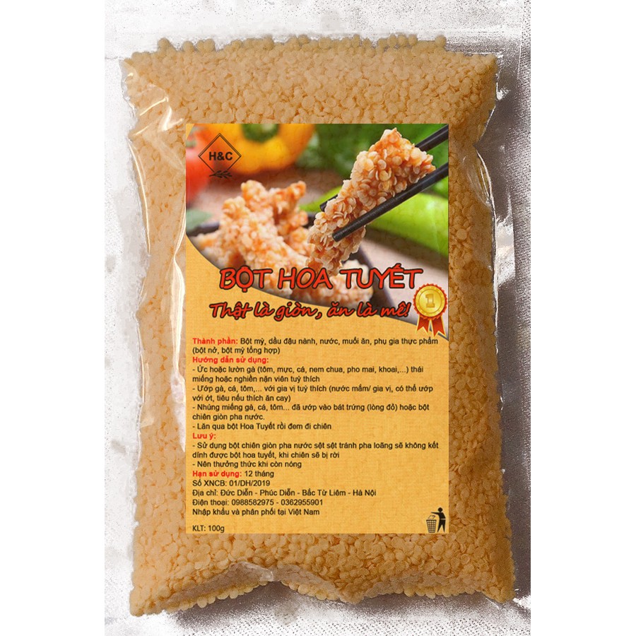 Bột Hoa Tuyết Chiên Xù - Giòn Tan (Loại 1)