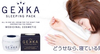 Mặt nạ ngủ Gekka Sleeping Pack Auth Nhật