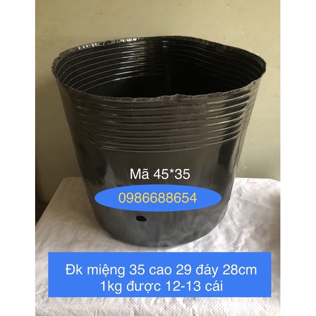 Sét 10kg bầu ươm mã 45*35( khoảng 125-130 cái) -trồng cà chua, dưa lưới, dưa chuột, gừng, hoa hướng dương…các loại cây