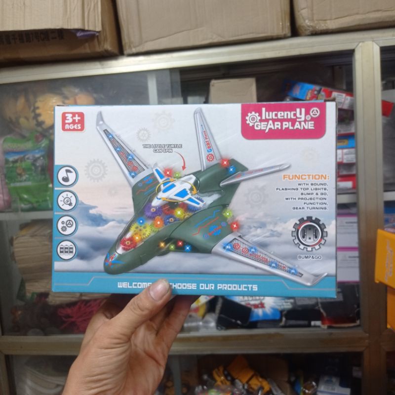 Đồ chơi mô hình máy bay âm thanh đèn
