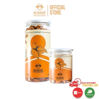 Hạnh Nhân Rang Mộc DK Harvest 250g/500g - Nhập Khẩu Mỹ | Giàu Vitamin E, Tốt Cho Tim Mạch