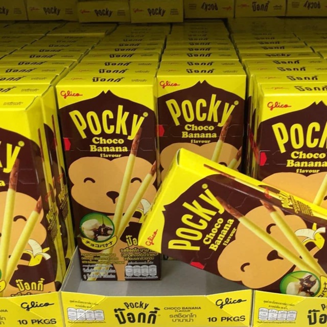 10 hộp pocky chuối Thái lan