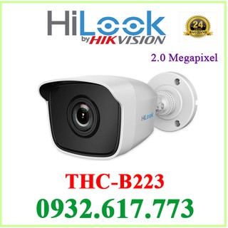 Camera hd-tvi hồng ngoại 2.0 megapixel hilook thc-b223