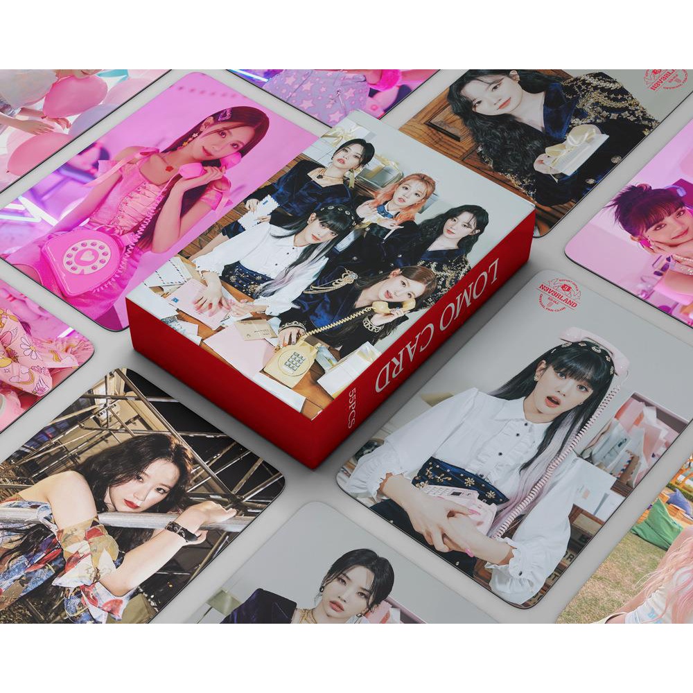 Set 55 Tấm Thẻ Ảnh Lomo In Hình Nhóm Nhạc Hàn Quốc