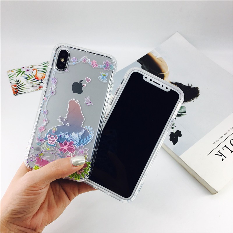 ốp lưng bảo vệ hình nàng tiên cá cho điện thoại iphone 6s i7 i8 plus xs max xr | BigBuy360 - bigbuy360.vn