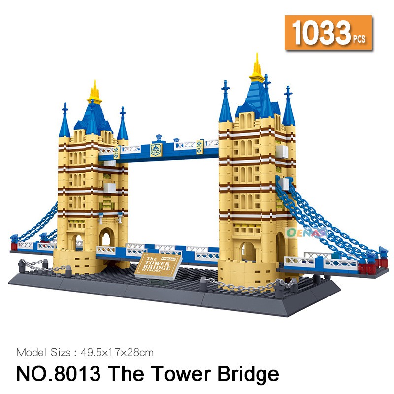 BILEGOX Lego Tower Bridge London WANGE 5215 NLG0043-15