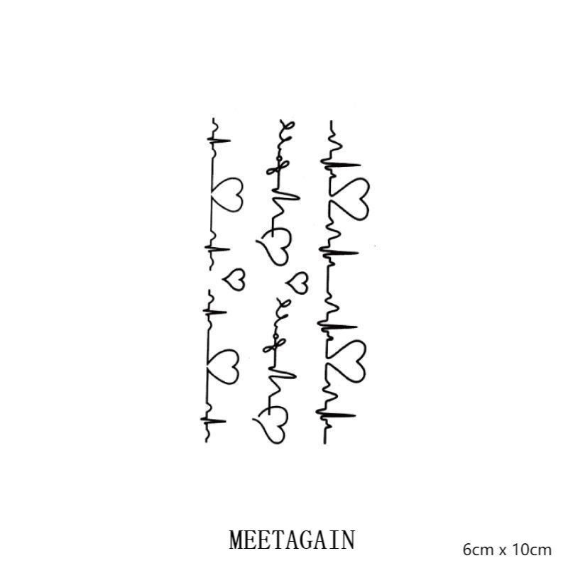 Hình xăm dán tạm thời 15 ngày chống thấm nước 6cm x 10cm M-035 phong cách cá tính