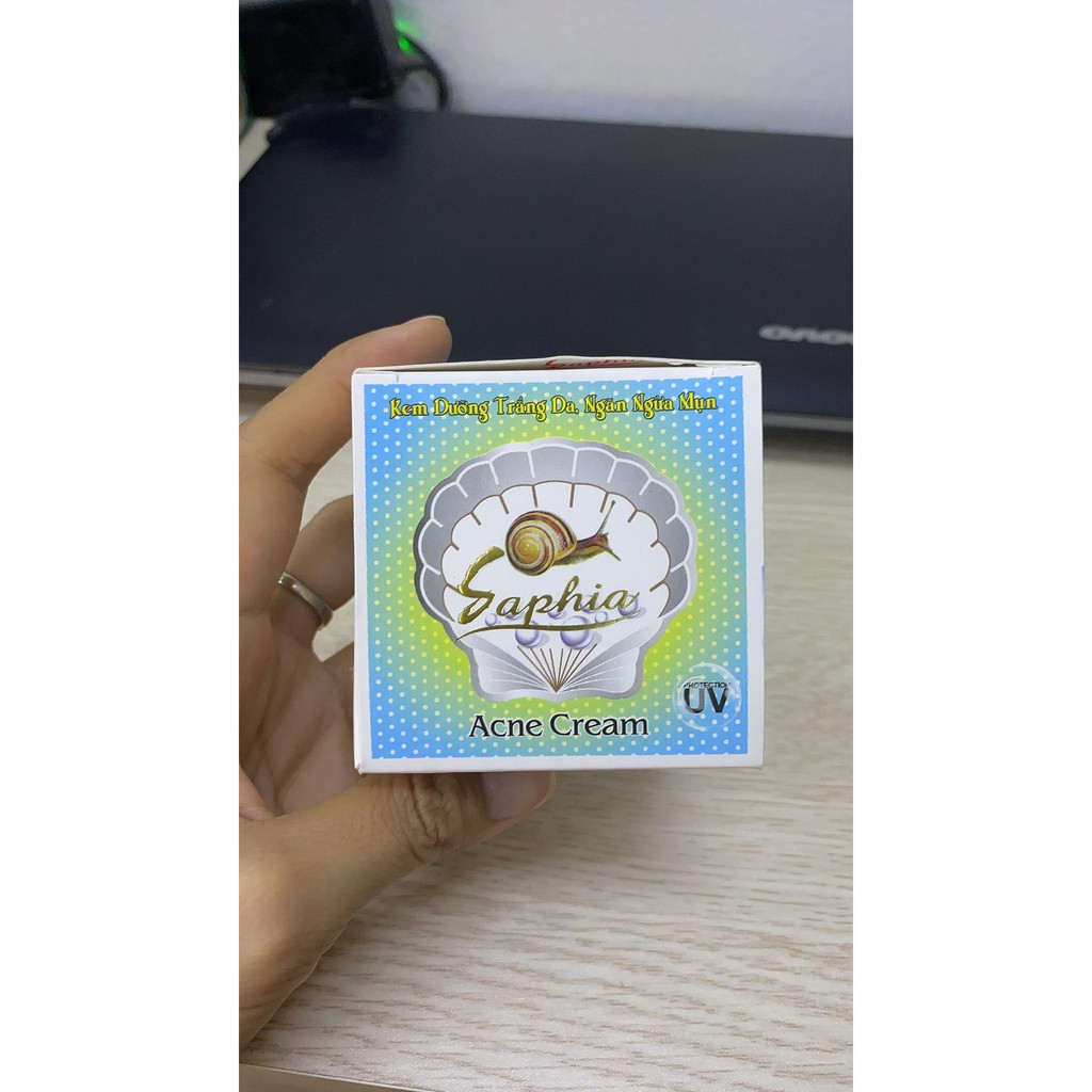 Kem Dưỡng Trắng Da- Ngăn Ngừa Mụn SAPHIA 10g