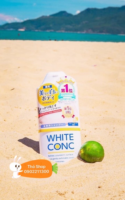 Sữa tắm trắng da White ConC Nhật Bản (360ml)