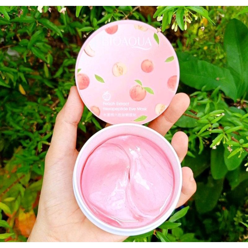 [Sỉ] Set 60 Mặt Nạ Mắt Bioaqua Chiết Xuất Đào Dưỡng Ẩm Làm Mịn Và Săn Chắc Da Giảm Quầng Thâm Bọng Mắt | BigBuy360 - bigbuy360.vn
