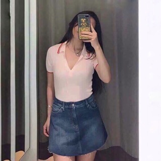 Áo pull cổ sơmi HM auth siêu xinh