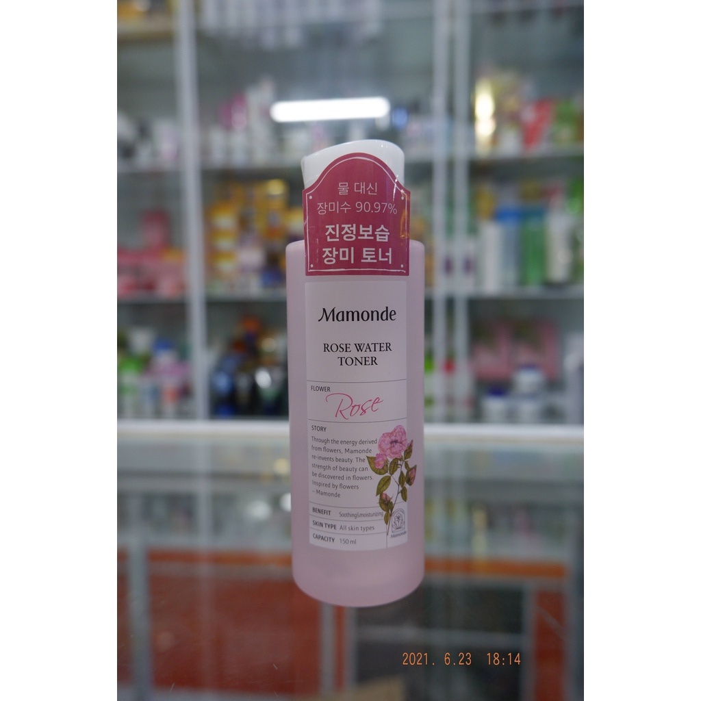 Nước hoa hồng Mamonde rose water water toner 150ml