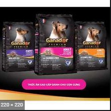 Thức ăn hỗn hợp cho chó GANADOR - 3kg/túi