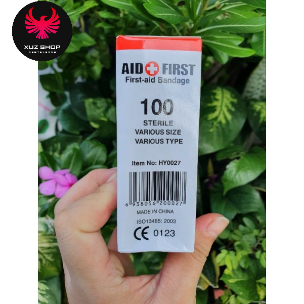 BĂNG DÍNH Y TẾ DÁN VẾT THƯƠNG AID - URGO HỘP 100 MIẾNG