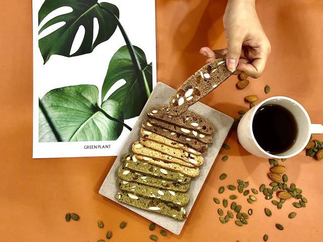 Bánh ăn kiêng biscotti nguyên cám vị vani | BigBuy360 - bigbuy360.vn