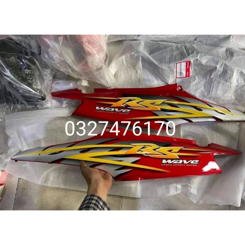 Bộ nhựa dàn áo xe WAVE RS 100 màu đỏ zin chính hãng