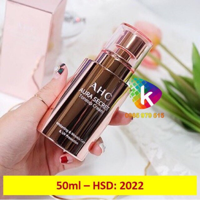 (Đủ Bill) Kem dưỡng trắng hồng nâng tông da AHC AURA SECRET TONE UP CREAM | BigBuy360 - bigbuy360.vn