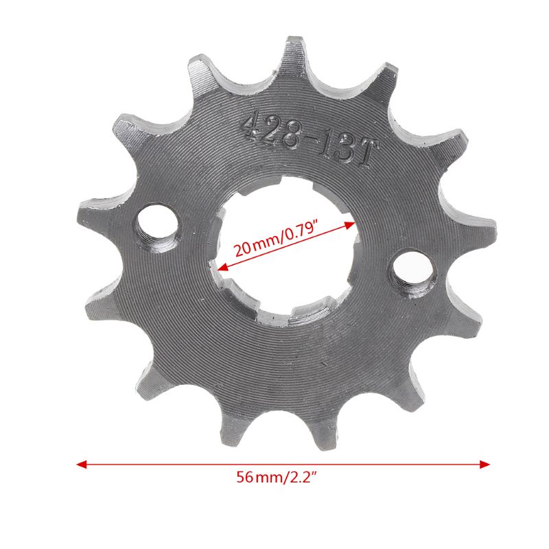 Bánh Răng Trước Đường Kính 20mm 10T / 19T Chuyên Dụng Cho Xe Mô Tô