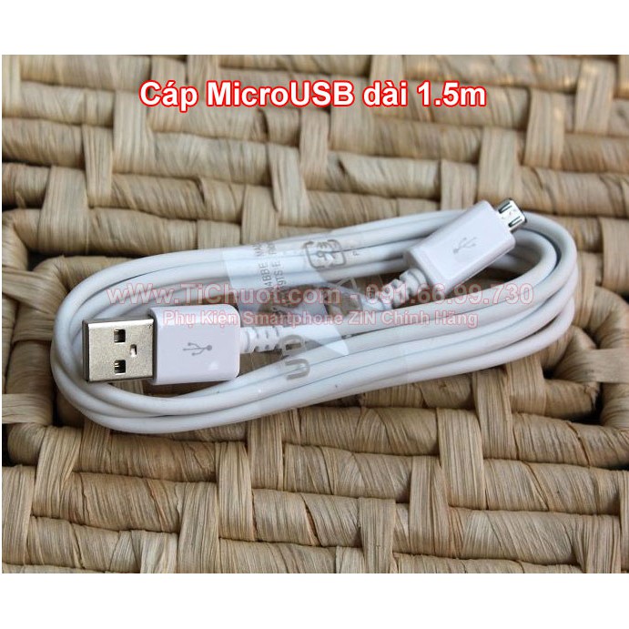 Cáp Samsung 1.5m ZIN Chính Hãng Note 4,S7 USB 2.0
