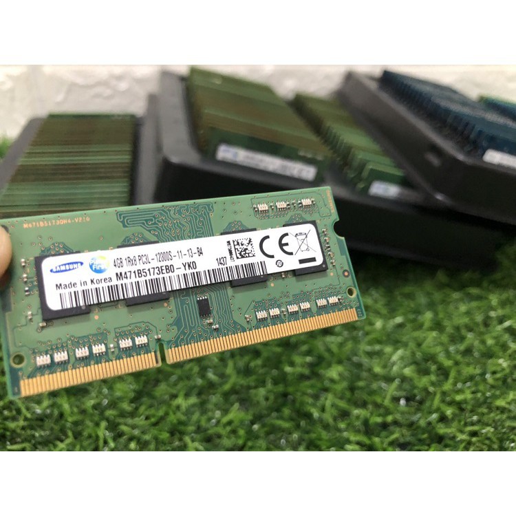 RAM DDR3 4GB Hynix Kingston Samsung 1600MHz PC3L-12800 1.35V Sodimm Dùng Cho Laptop Máy Tính Xách Tay BH 36T 1 Đổi 1