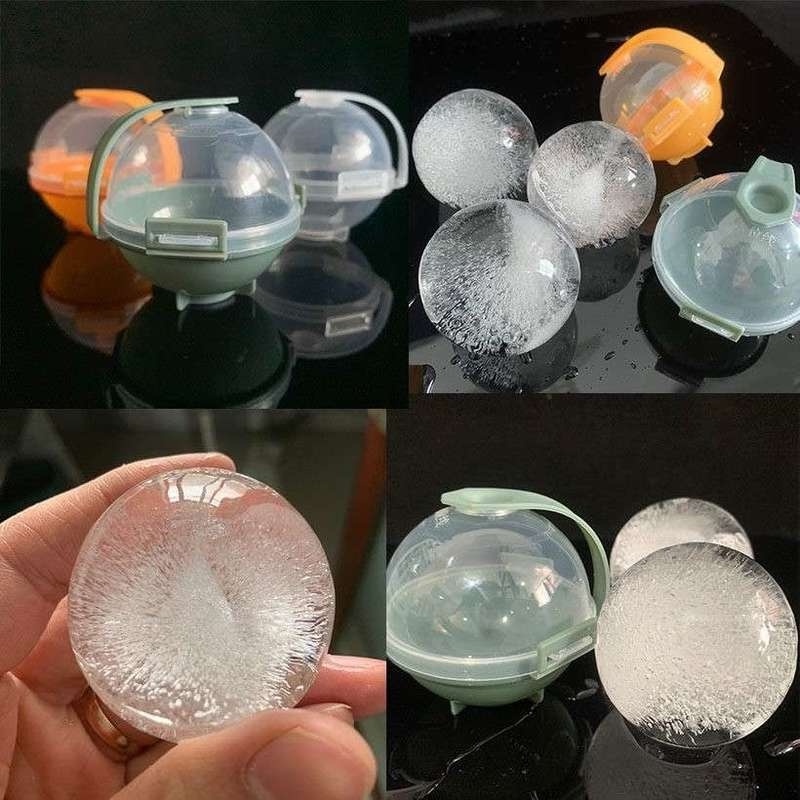 Khuôn Làm Đá Viên Nhanh Chóng Sáng Tạo 5CM Dễ Tháo Gỡ Có Thể Tái Sử Dụng Cho Nhà Bếp/Quầy Bar