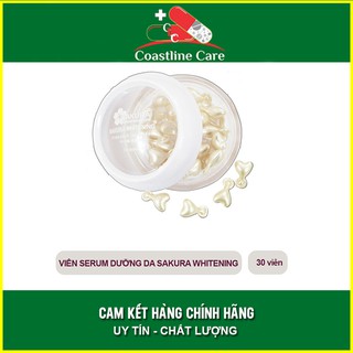 Serum dưỡng trắng da Sakura Whitening White Beauty 30 Viên