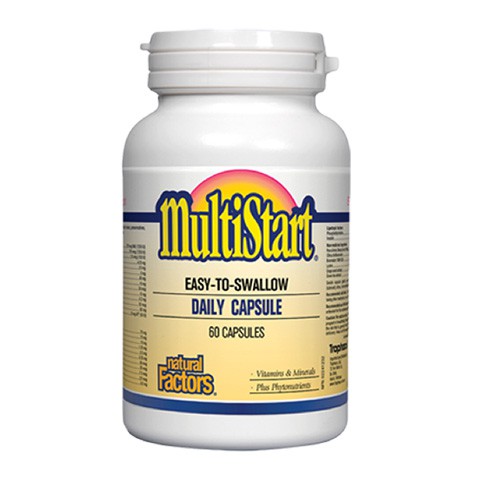 (Nhập Canada) Multistart – Hỗ trợ bổ sung các vitamin và khoáng chất  tăng cường đề kháng (Hộp 60v)