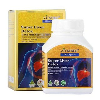 Vitatree super liver detox with milk thistle 38000 - giải độc gan bảo vệ tế bào gan