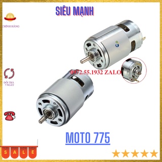 Moto 775 siêu khỏe chạy điện -12 - 24v