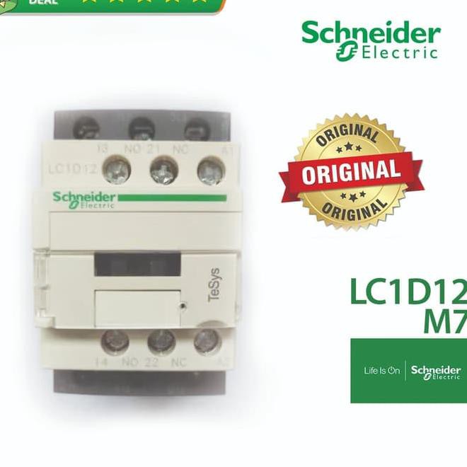 Schneider Phụ Kiện Lc1D12 M7 Lc1D12M7 220v Ac 3 Kutub Chuyên Dụng