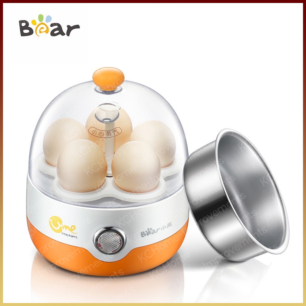 Máy Hấp Trứng đa năng 1 tầng Bear ZDQ-2201, 200W, KC Home, BH 06 Tháng.