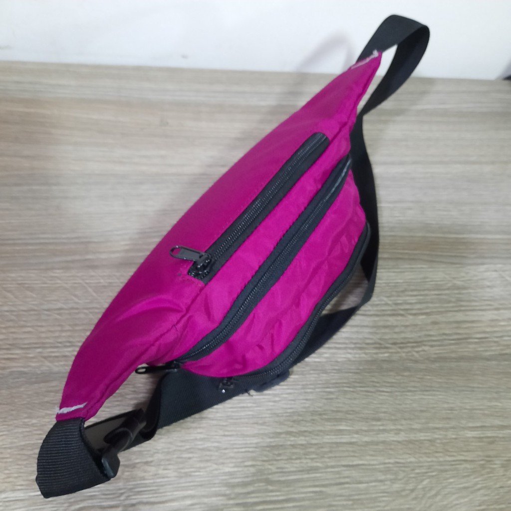 Túi đeo hông màu bóng thời trang cao cấp Shalla K501