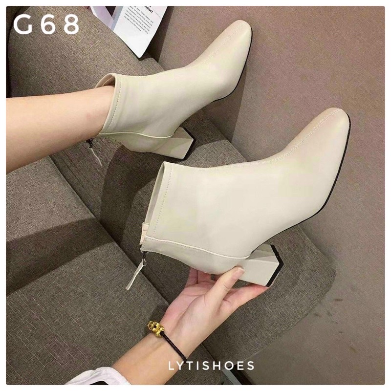 boots da nữ cổ thấp 7cm G68