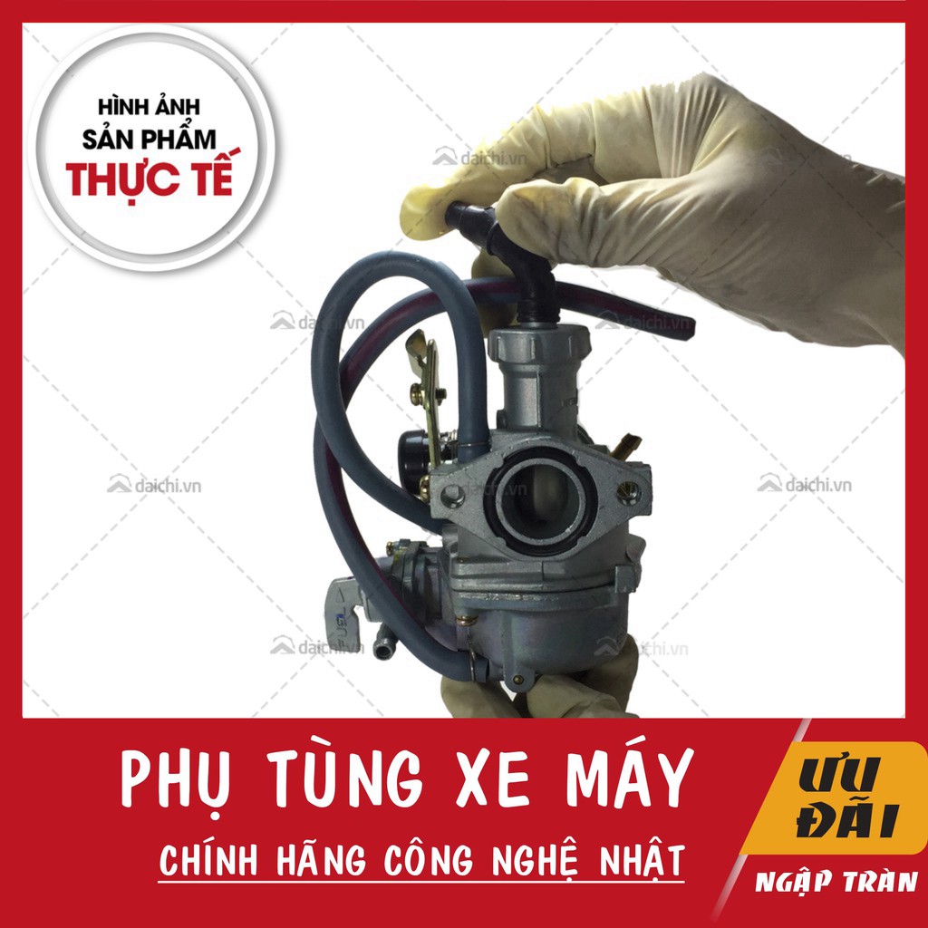 [ Flash sale  ] Chế hòa khí, bình xăng con, Future I 110CC dành cho xe máy Honda Future I chính hiệu Daichi