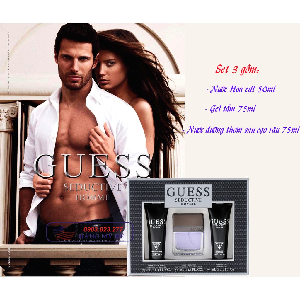 Nước Hoa Sữa Tắm Guess cho Nam (Hàng US)