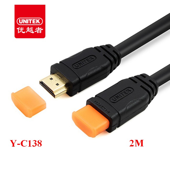 Cáp HDMI 2M Unitek Y-C138 Chính hãng