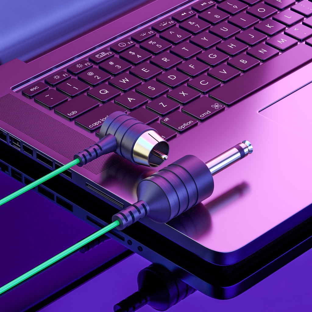 Dây Cáp Nguồn DC Kết Nối RCA Cho Máy Xăm