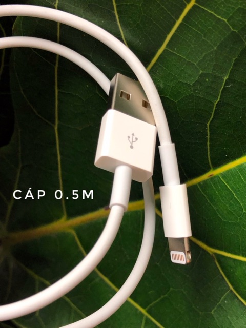 [Chính Hãng] Cáp sạc iP USB ra Lightning 1m|0.5m Bảo Hành 12 Tháng 1 Đổi 1