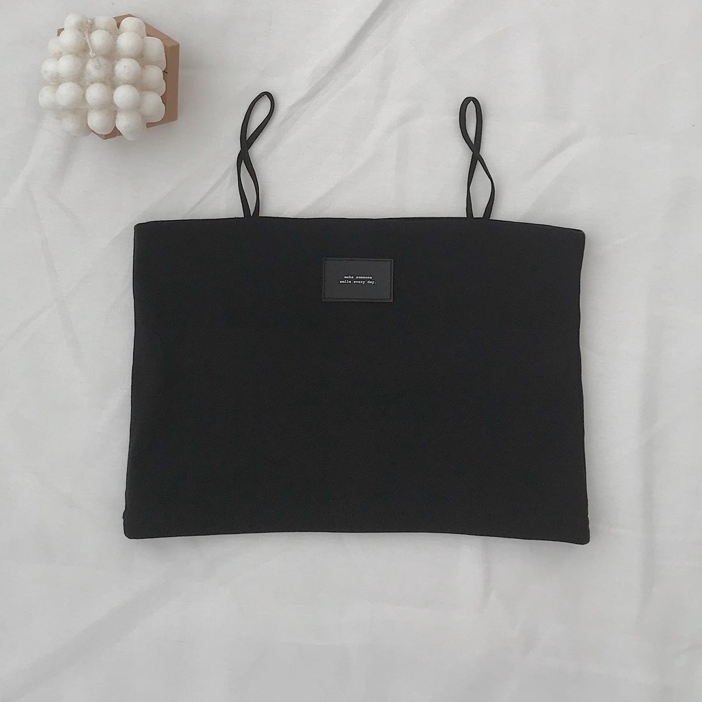 Áo 2 Dây Croptop JEM CLOSET Ôm Body Chất Borip Mềm Mịn Lên Form Siêu Sexy SMILI 10319
