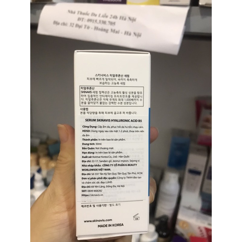 Serum Skinavis cấp ẩm phục hồi b5