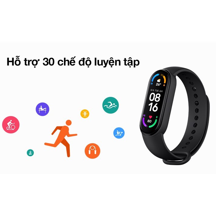 Xiaomi Miband 6 Vòng đeo tay thông minh mới nhất