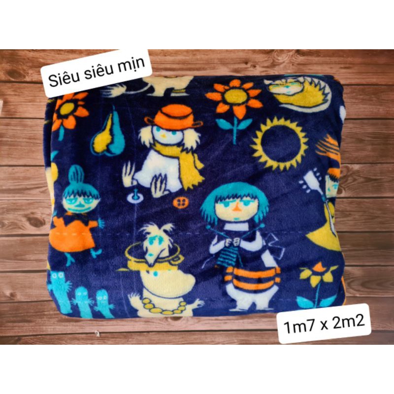 Chăn mền bông tuyết siêu mịn đẹp 1m7x2m2