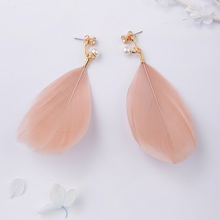 Hoa tai lông vũ phong cách boho thổ dân - B1260 + B916