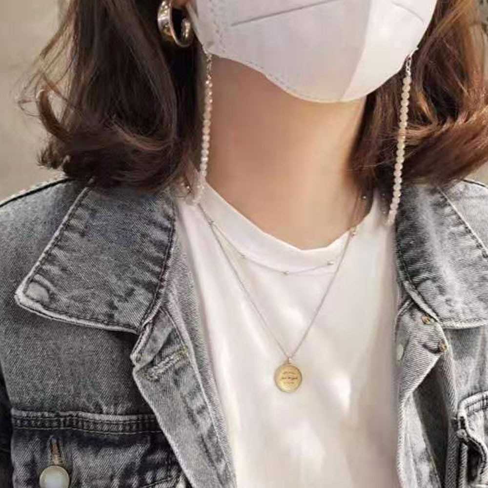 Dây đeo khẩu trang dạng chuỗi hạt phong cách Hàn Quốc | BigBuy360 - bigbuy360.vn